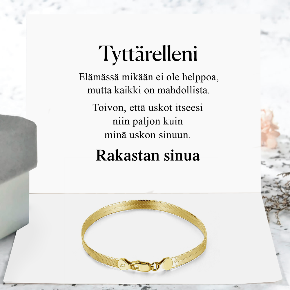 Pojalleni tai tyttärelleni - Älä koskaan unohda, että olen kanssasi.